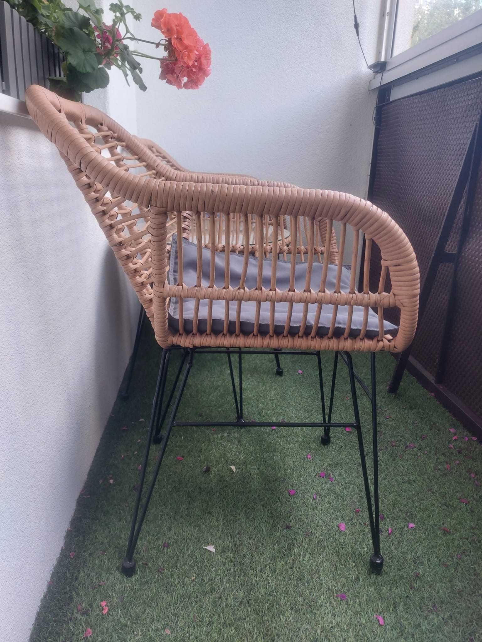 Meble ogrodowe tesso - zestaw na balkon, taras