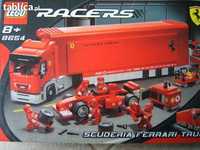 FERRARI LEGO 8654 RACERS zestaw klocki auto ciężarówka ludzik figurka
