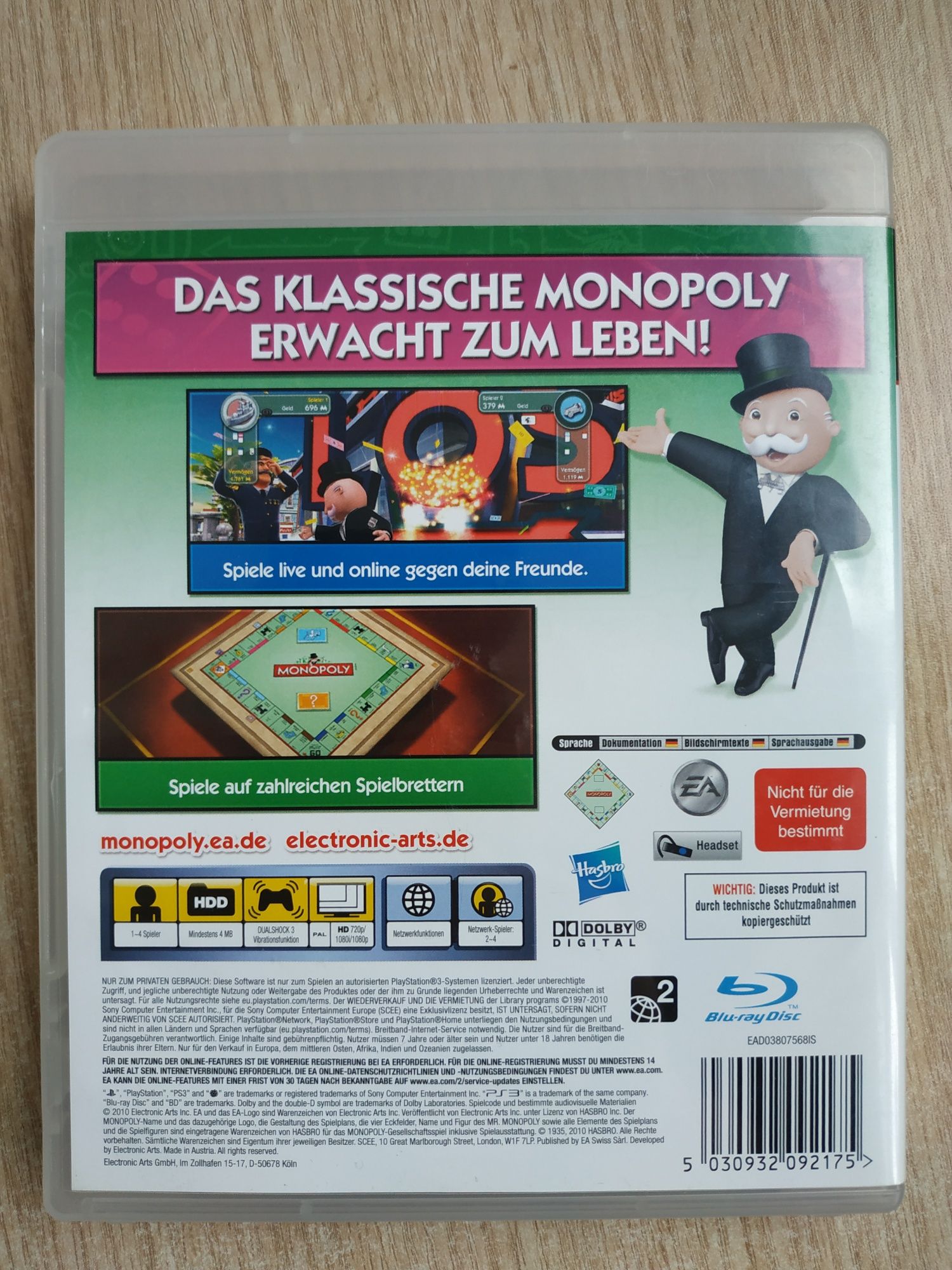 Monopoly streets PS3, stan bardzo dobry, możliwa wysyłka przez olx