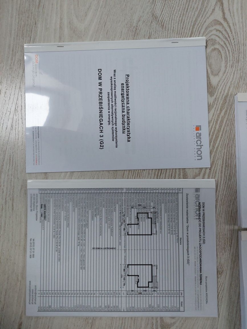 Projekt domu parterowego "Dom w przebiśniegach 3 G2" lustrzane odbicie