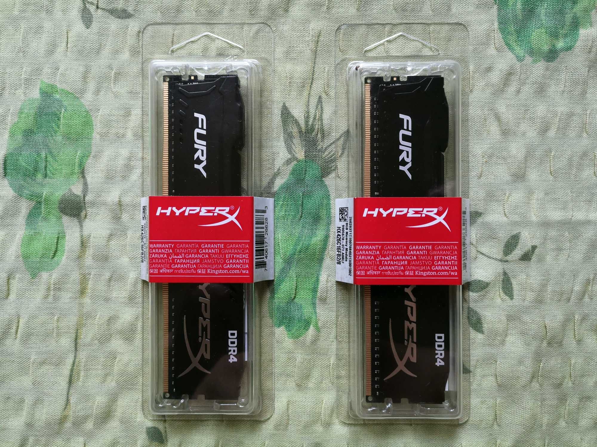 Оперативна пам'ять  DDR4  Kingston  16 Гб  (2х8 Гб)  2666 МГц
