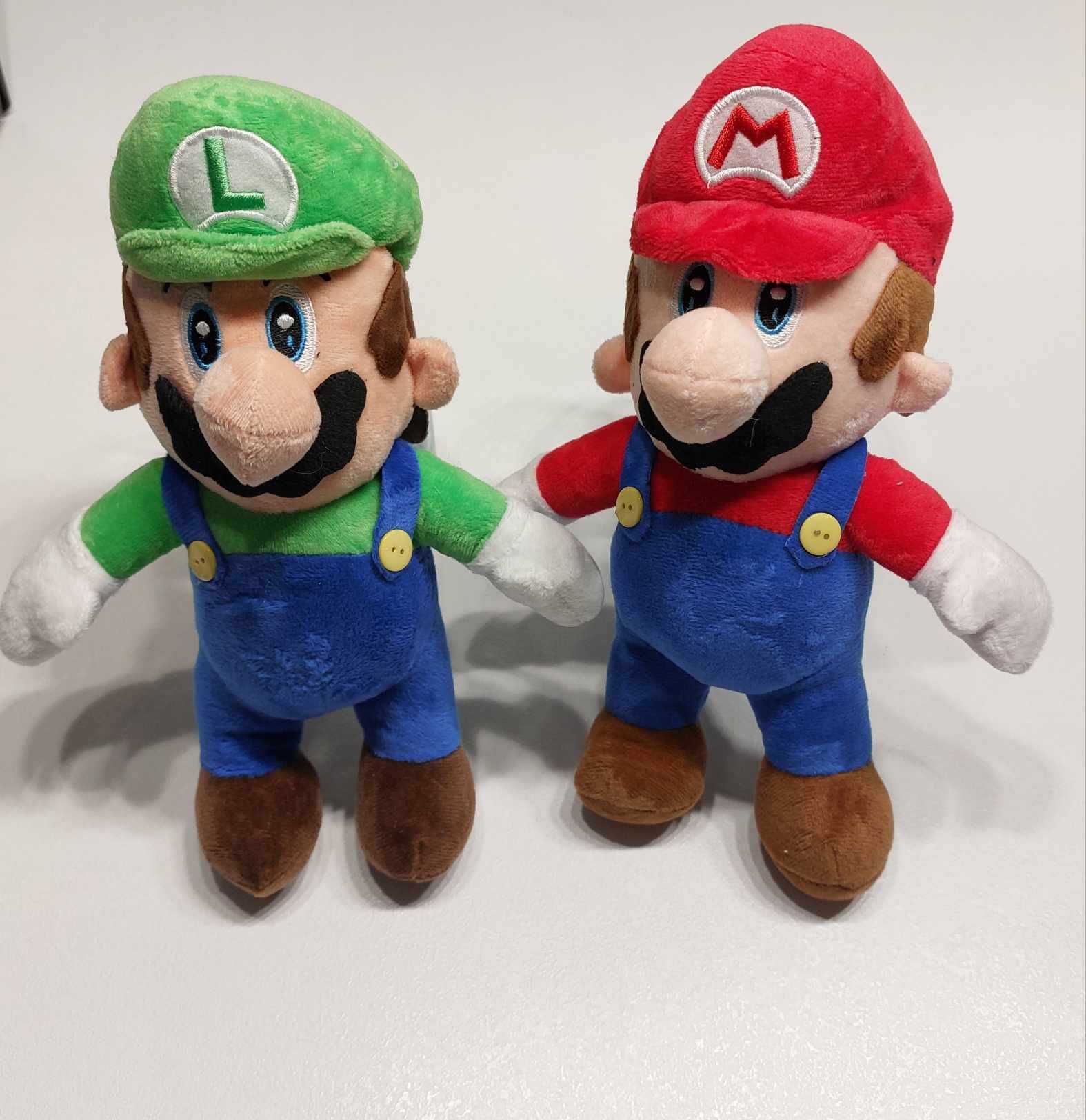 2 Maskotki Mario i Luigi pluszaki z serii Super Mario Bros 26 cm