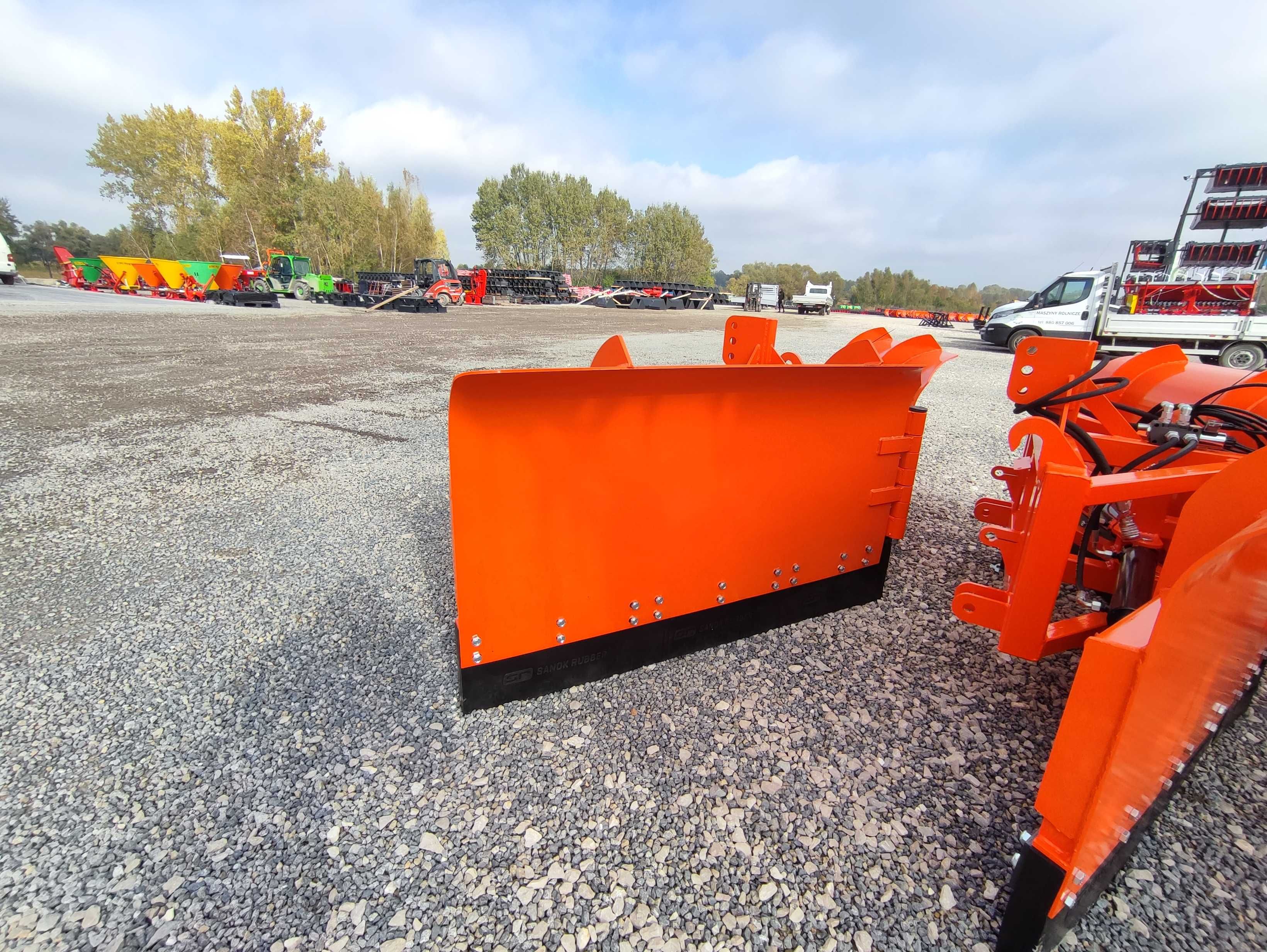 Duży 2.6m pług do śniegu strzałkowy METAL TECHNIK EURO /TUZ NOWY