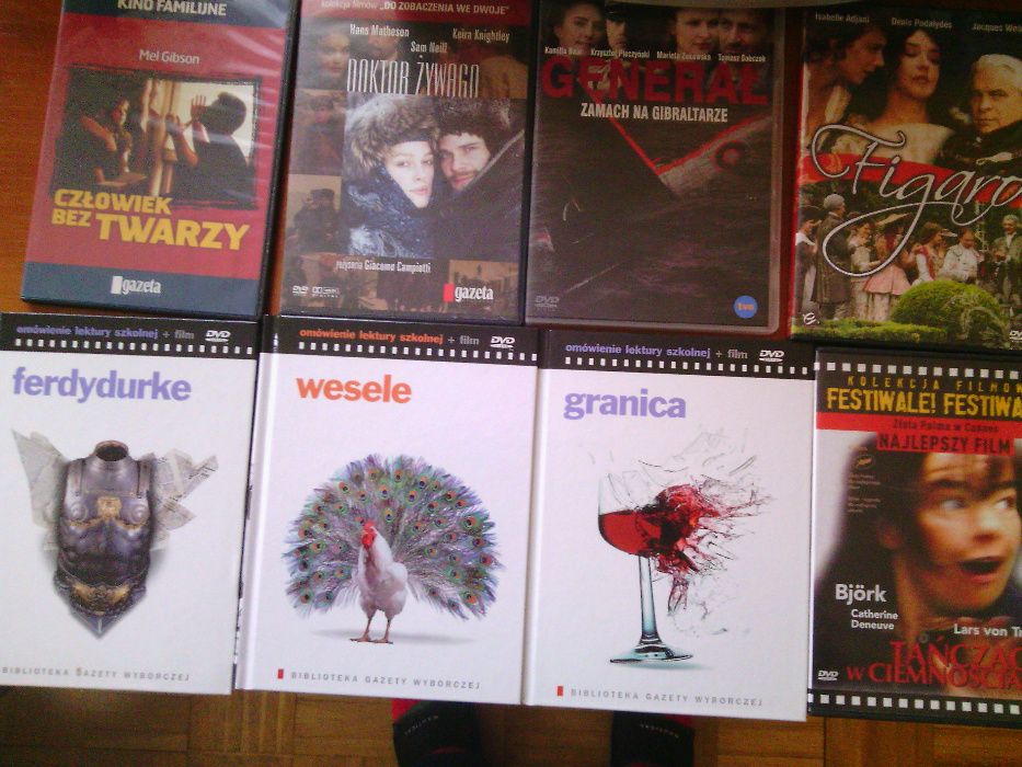 Nowe filmy DVD- ok. 200 tytułów
