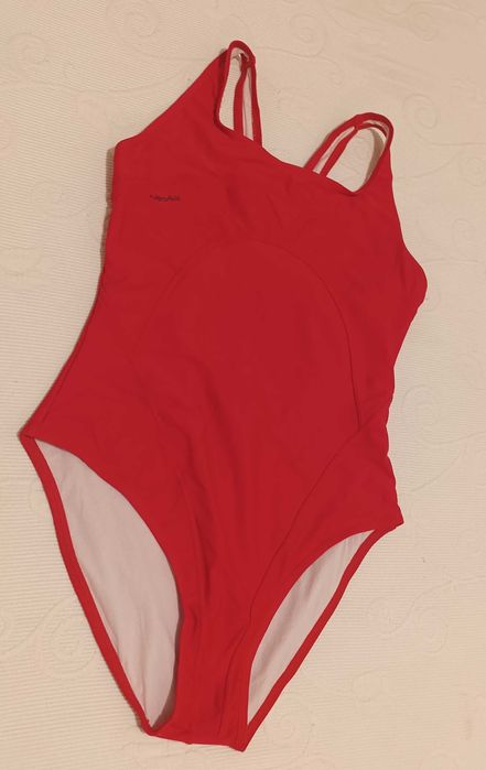 Fato Banho, Piscina, vermelho  - Nº 44 - marca: Nabaiji - Novo