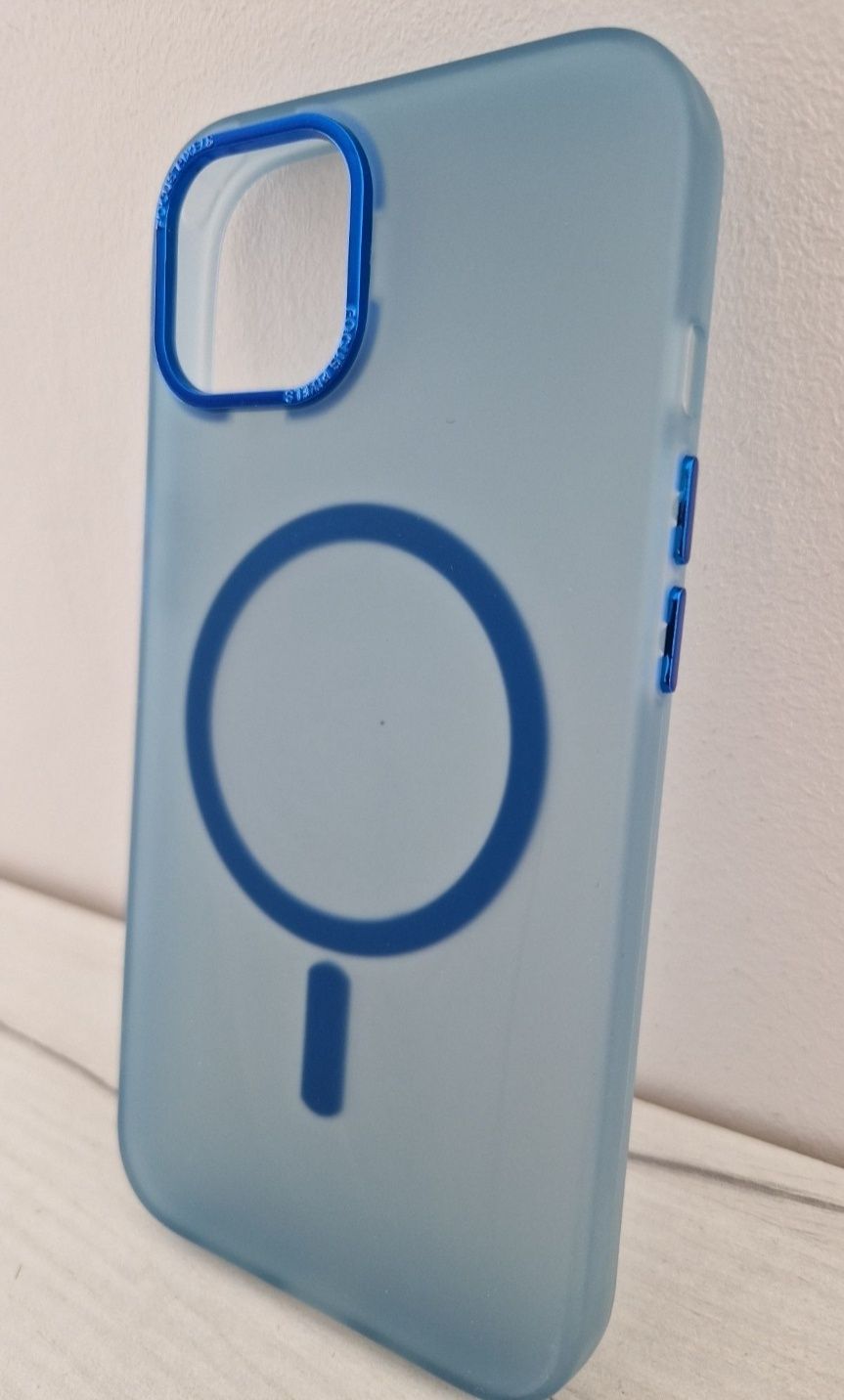 Magnetic Frosted Case do Iphone 12 Pro Max Niebieski