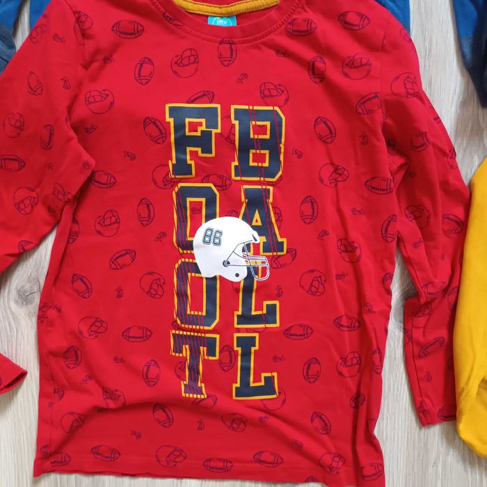 Bluzki chłopięce 122 128 zestaw