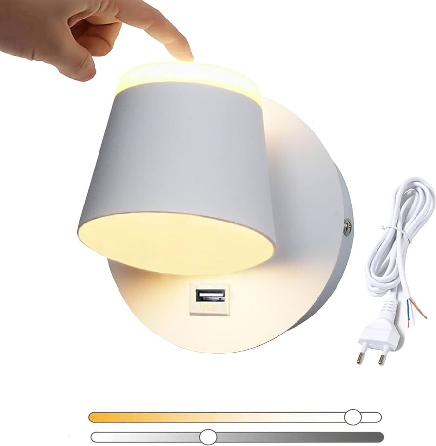Lampa na ścienna dotykowa LED