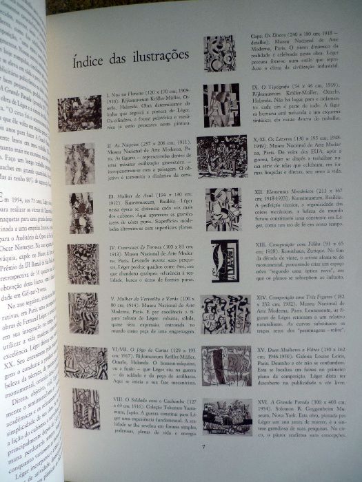 Revista Génios da Pintura LÉGER com posters para quadros