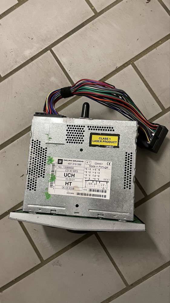 Штатная магнитола CD30 для Опель