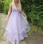 Sukienka Mascara tiulowa liliowa cudo! Xxl 46