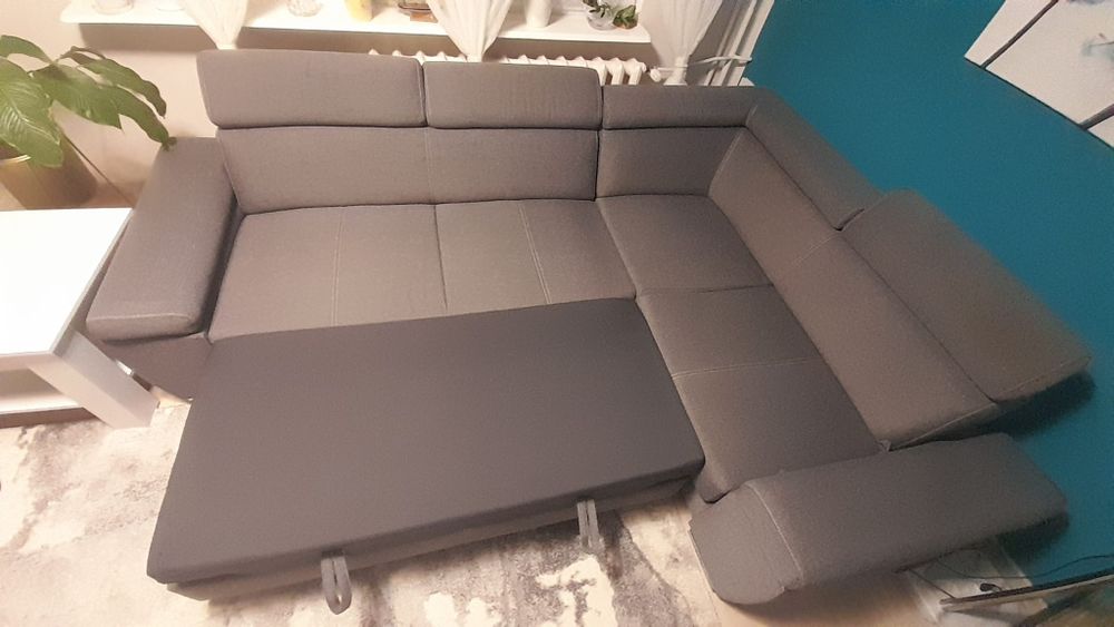 Narożnik z funkcją spania