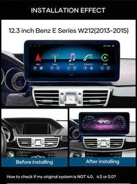 Mercedes E W212 Radio FM Tablet DAB+ USB GPS Nawi WiFi 4G Android