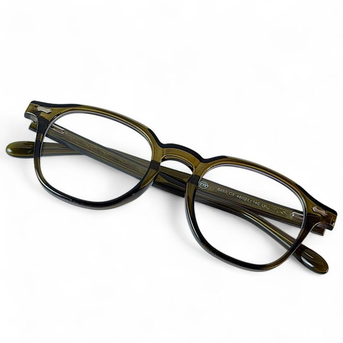 Okulary Zerówki Do Komputera Blue Light TR90 Nerdy Zielone