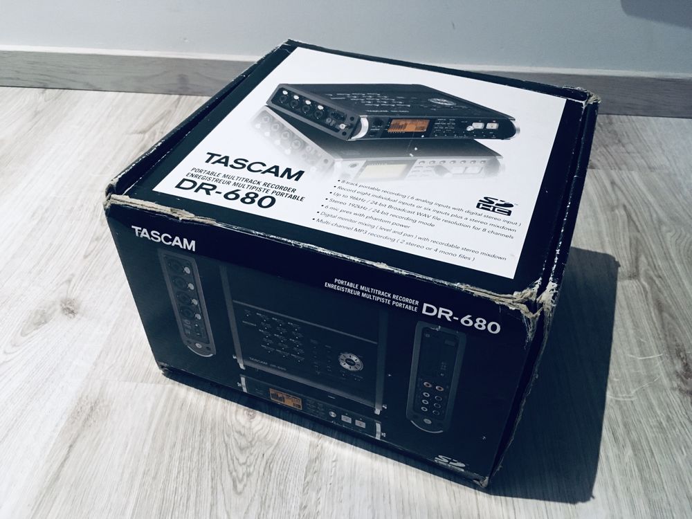 Tascam Dr 680 Rejestrator audio komplet sdhc pro 32gb ush 1