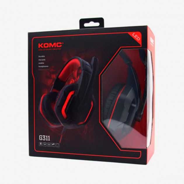 Игровые наушники для ПК с микрофоном проводные Gaming с подсветкой