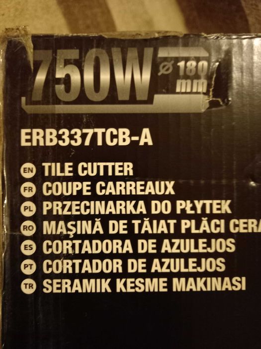 Przecinarka do płytek Erbauer 750W ERB337TCB 180 mm