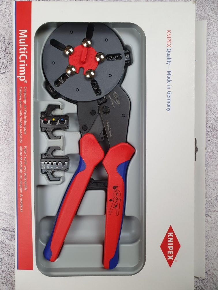 Knipex для опрессовки и обжима контактных гильз.Прес- кліщі. Кримпер .