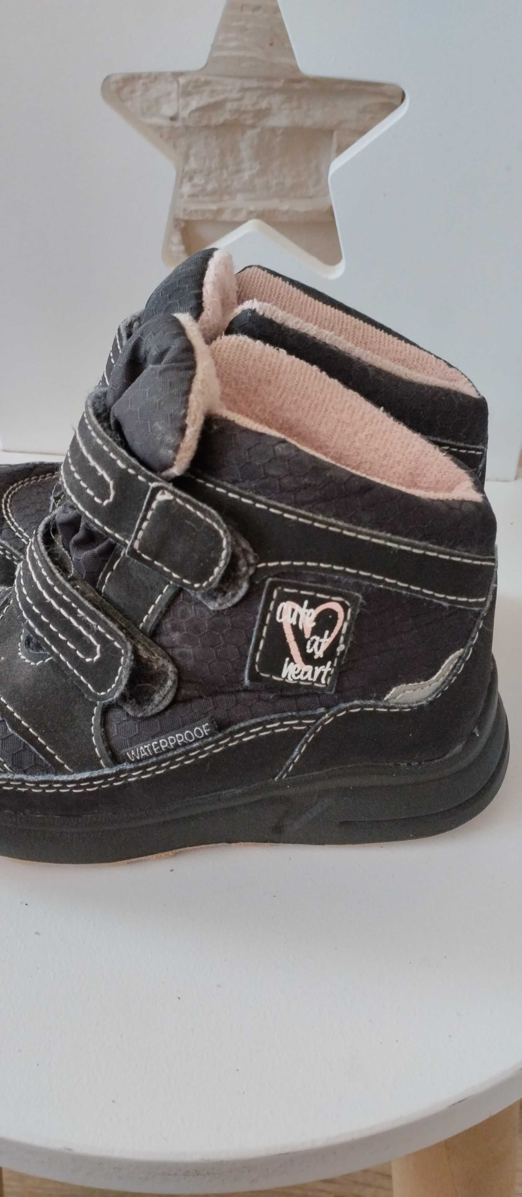 Buty zimowe śniegowce dla dziewczynki ciepłe wodoodporne r.26 Lupilu