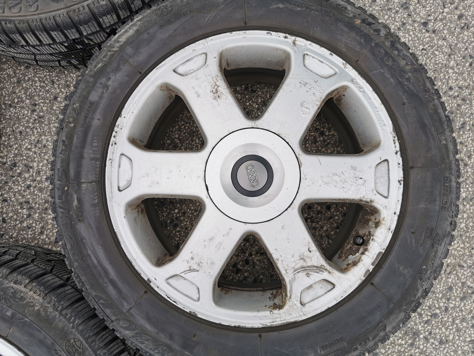 Felgi Audi AVUS 17" S6 C5 c4 s4 2.7 RS4 100 Komplet zimowki 5x112 vag