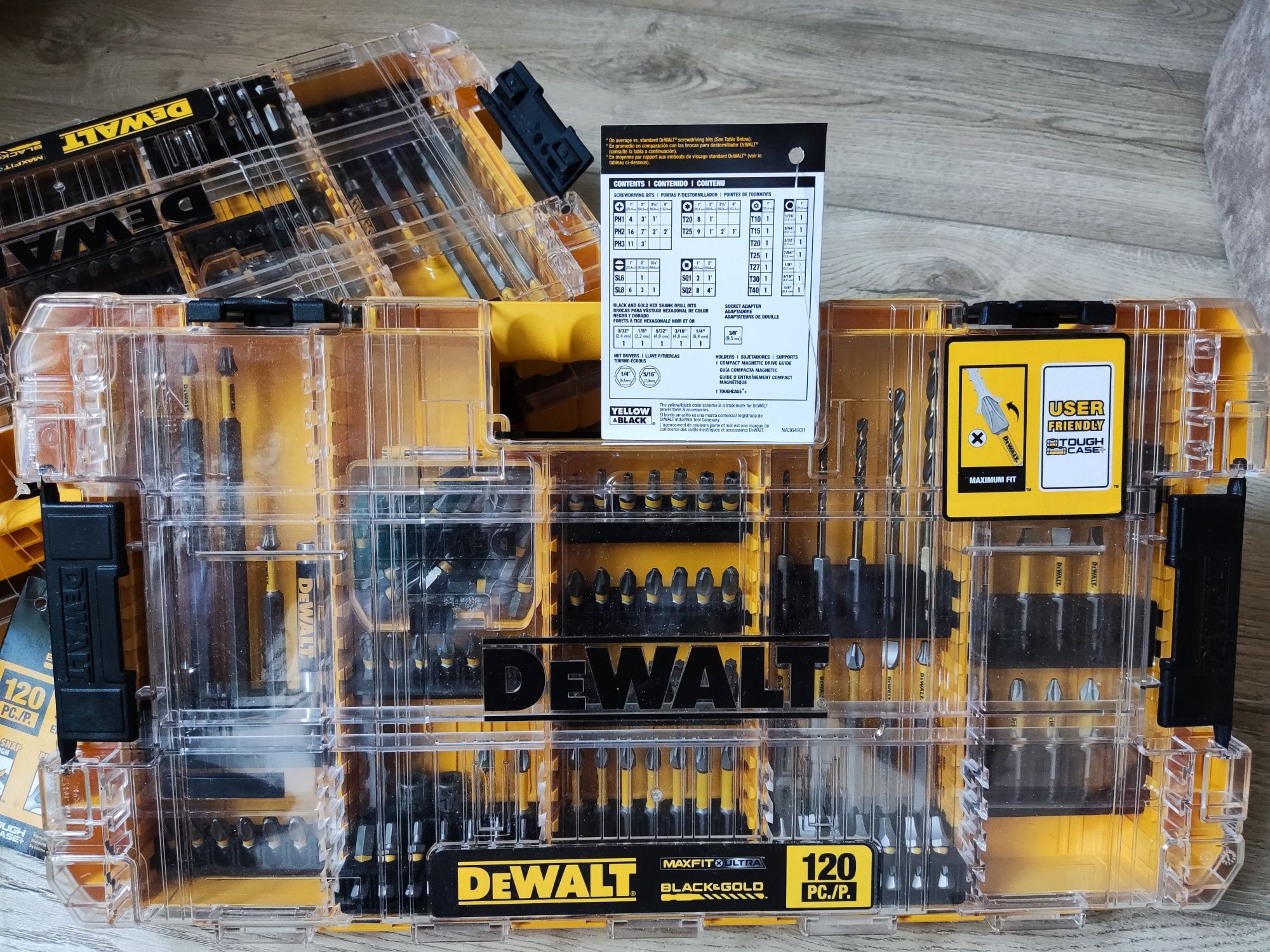 DeWalt набор бит DWAF 120 PCSET