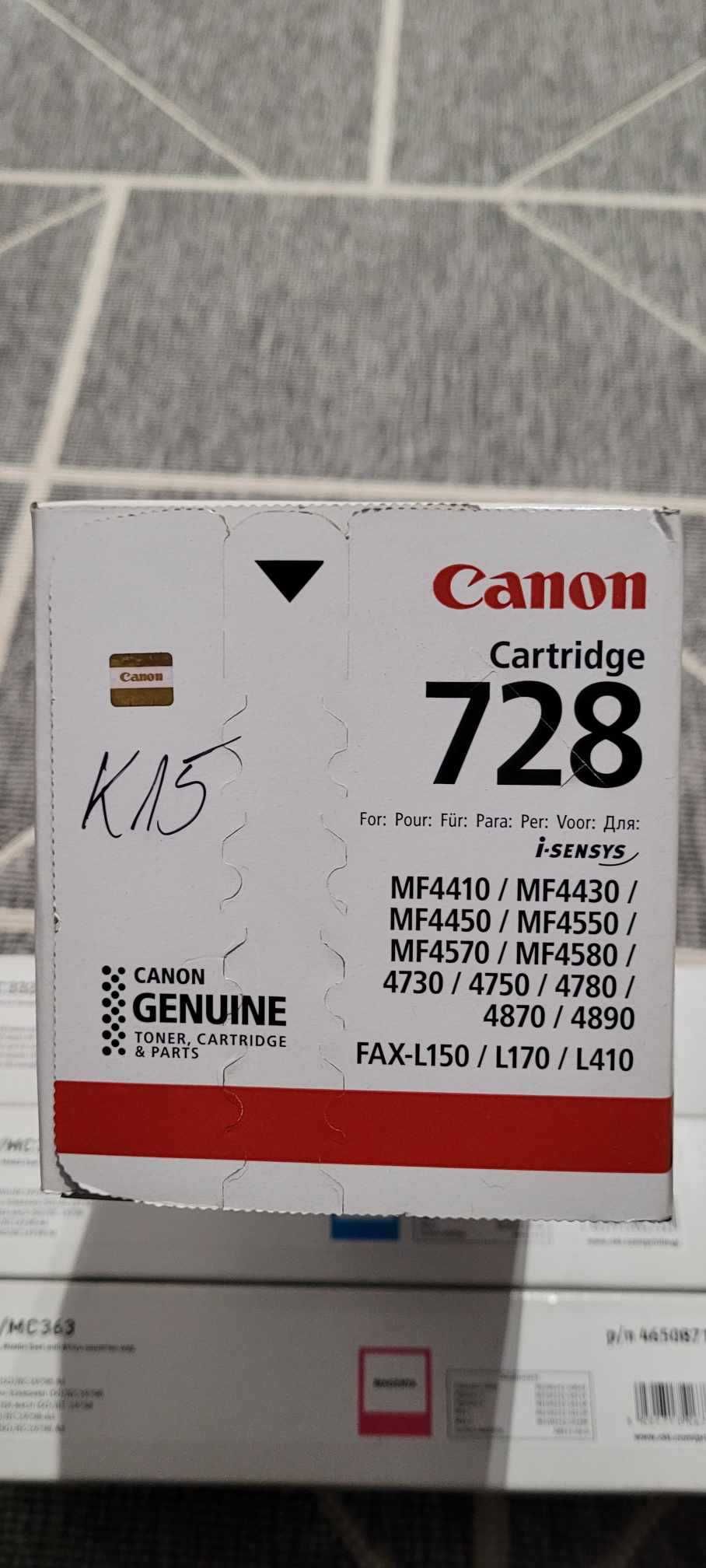 Canon cartridge 728 (TUSZ, TUSZ DO DRUKARKI)