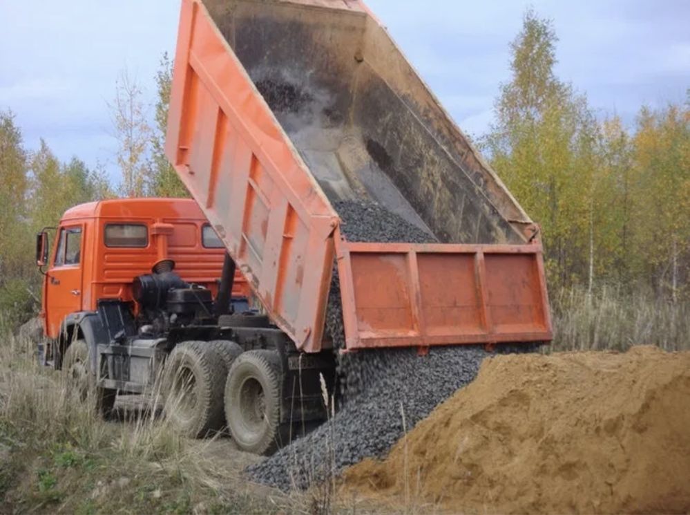‼️Доставка:Песок,Щебень,Отсев,Шлак,Цемент