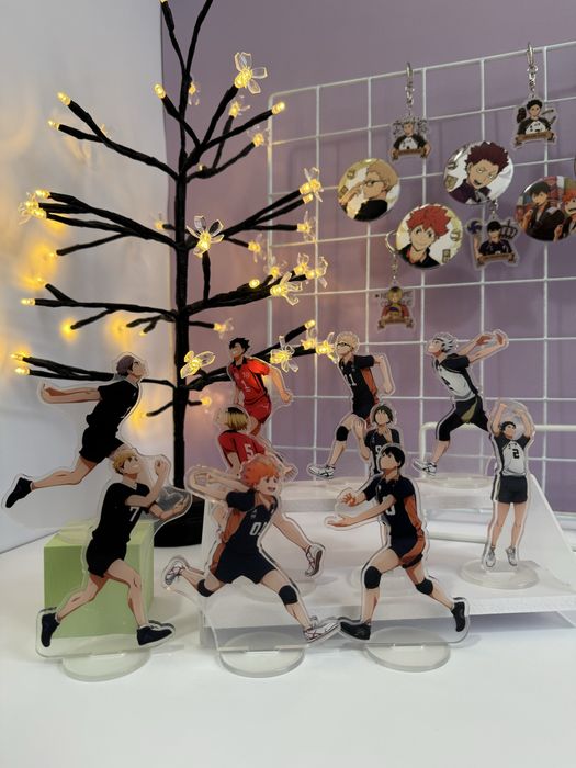Haikyuu! Аніме волейбол нові фігурки чібі статуетки