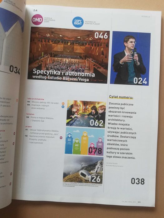 Zawód architekt Maj Czerwiec 2015 Magazyn Izby Architektów RP Z:A 44