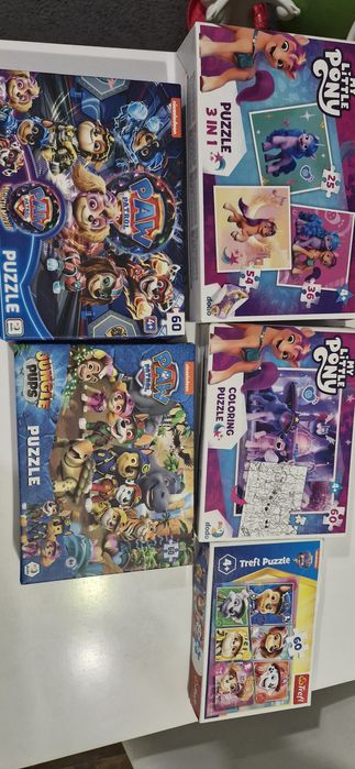 Пазли 4+ патруль і поні