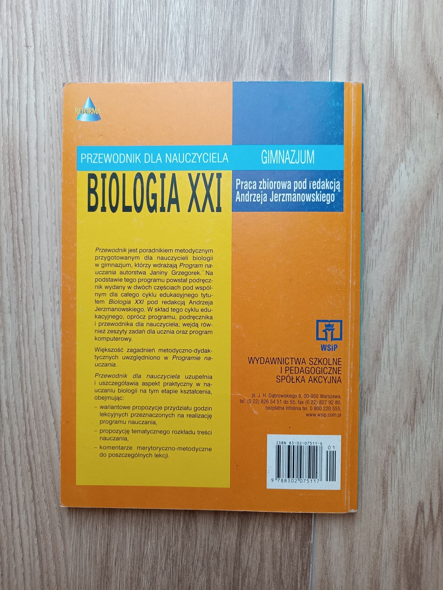 Biologia XXI przewodnik dla nauczyciela gimnazjum Andrzej Jerzmanowski