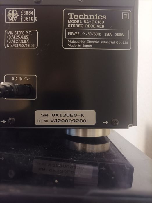 Amplituner Technics SA-GX130, pilot, papiery, super!