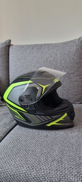 Kask motocyklowy Lazer Rafale + rękawice motocyklowe