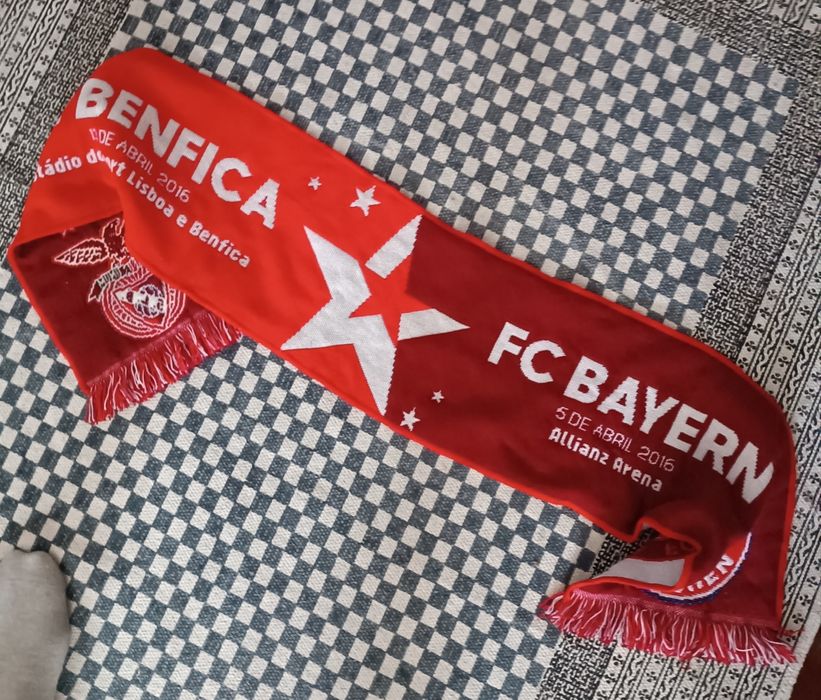 Cachecol Benfica Bayern 2016