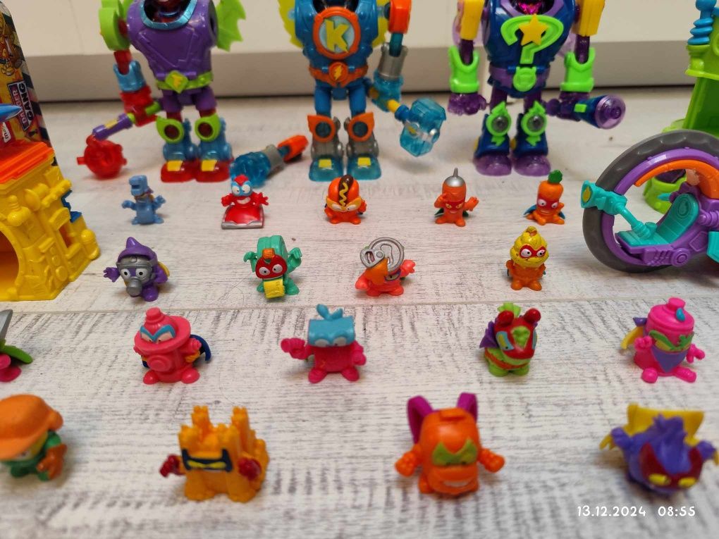 Zestaw super zings things 3 x bot superbot robot enigma kazoom power f