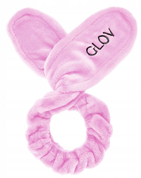 Opaska na włosy Glov, różowy króliczek