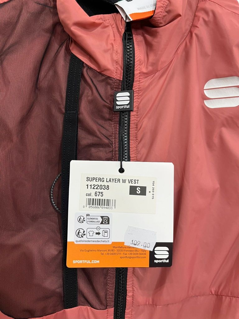 Kurtka rowerowa kolarska sportful superg  layer W vest S damska