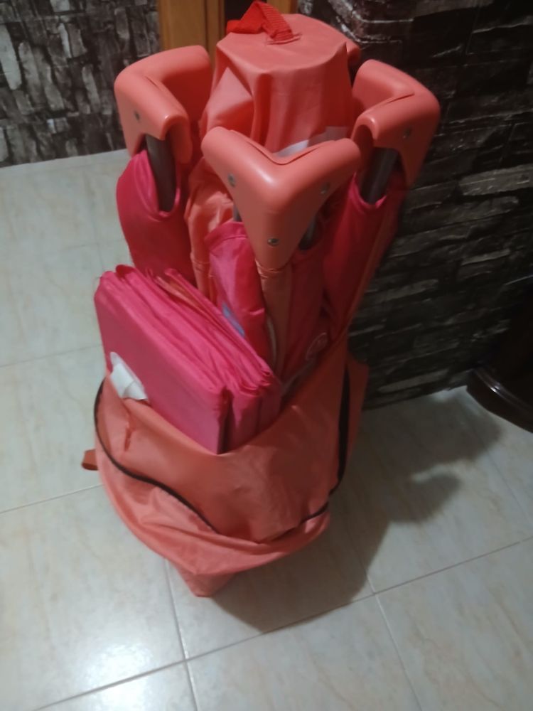 Cama de viagem com colchão