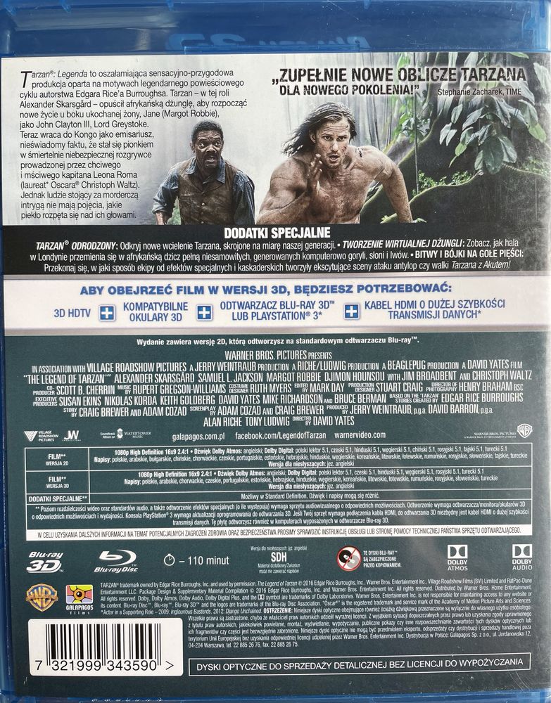 Tarzan Blu-Ray 3D+2D