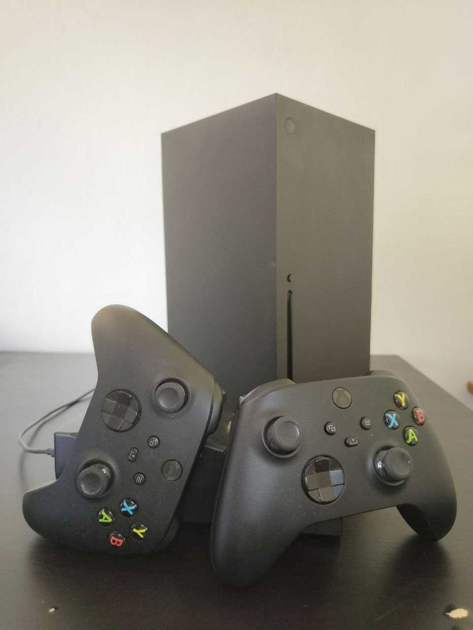 Konsola XBOX Series X | dwa pady | stacyjka | kable