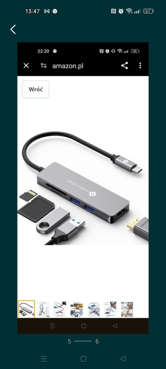 Adapter NOVOO USB 3.0