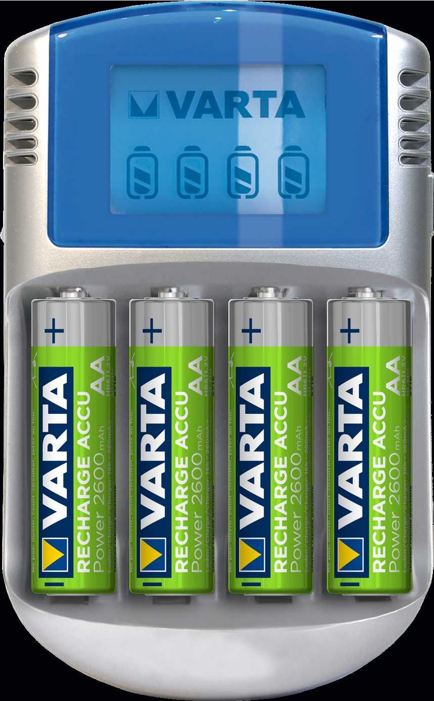 Varta 57070 Ładowarka do akumulatorów AAA AA 12V adapter do samochodu