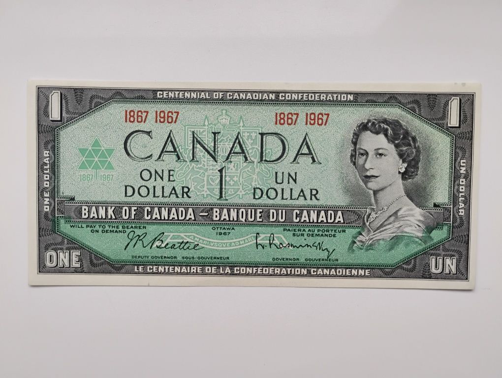 Banknot Kanada - 1 dolar z 1967 r.