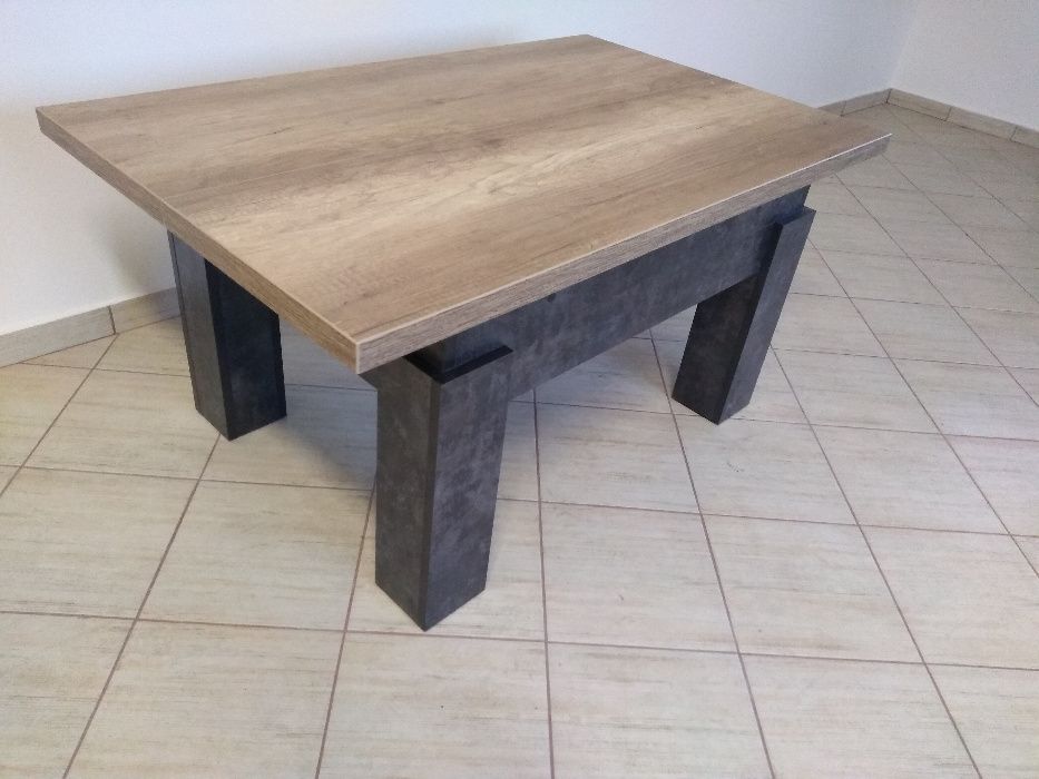 Ławostół kwadrat 120x120 ,stół ,kolor do wyboru ,rozkładany,podnoszony