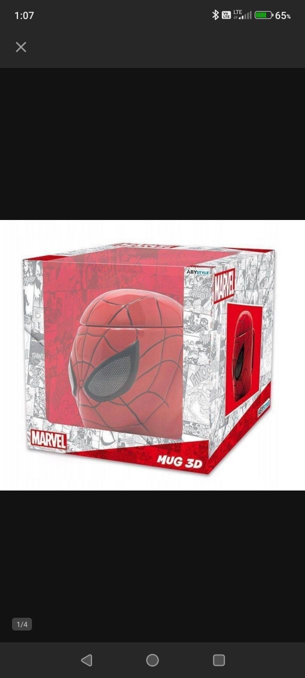 KUBEK 3D Marvel Spider-Man na LICENCJI !