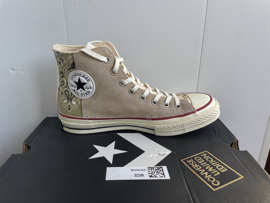 Converse Chuck 70 Canvas LTD High "Parchment Suede Paisley".