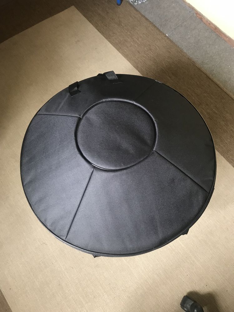 Handpan 22 polegadas, 10 notas, escala ré menor
