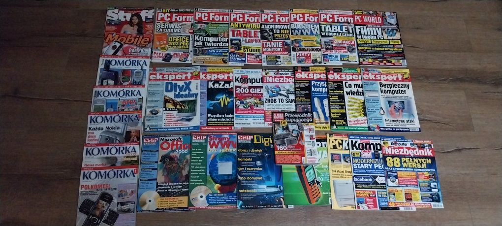 PC format,Komórka,komputer Świat pisma