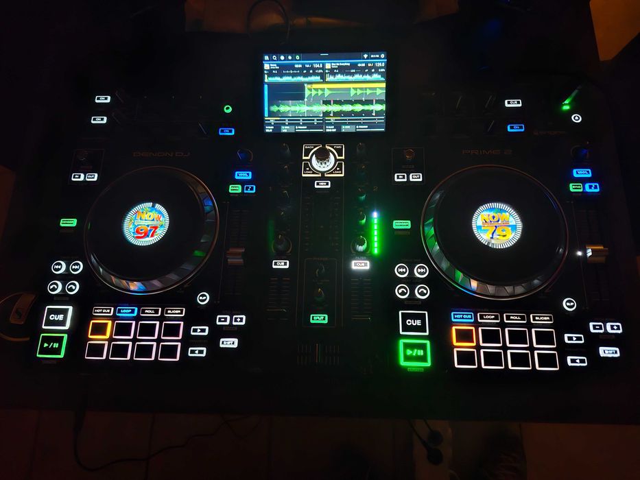 Controladora Dj Denon prime 2 + mala + proteção