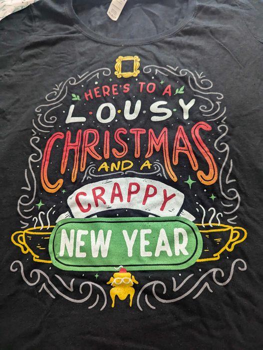 NOWY t-shirt Othertees Friends świąteczny
